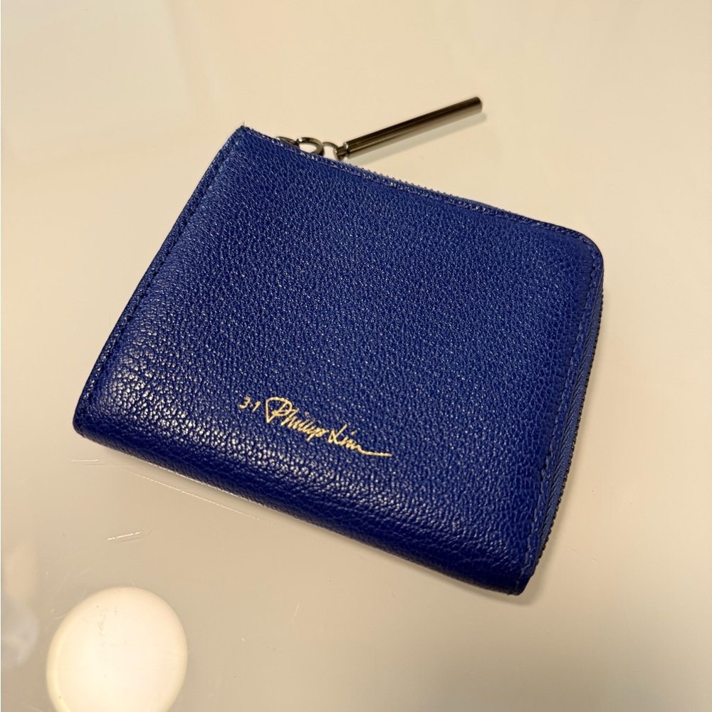 3.1 Phillip Lim Pebbled Leather Zip Wallet - Picture 10 of 17